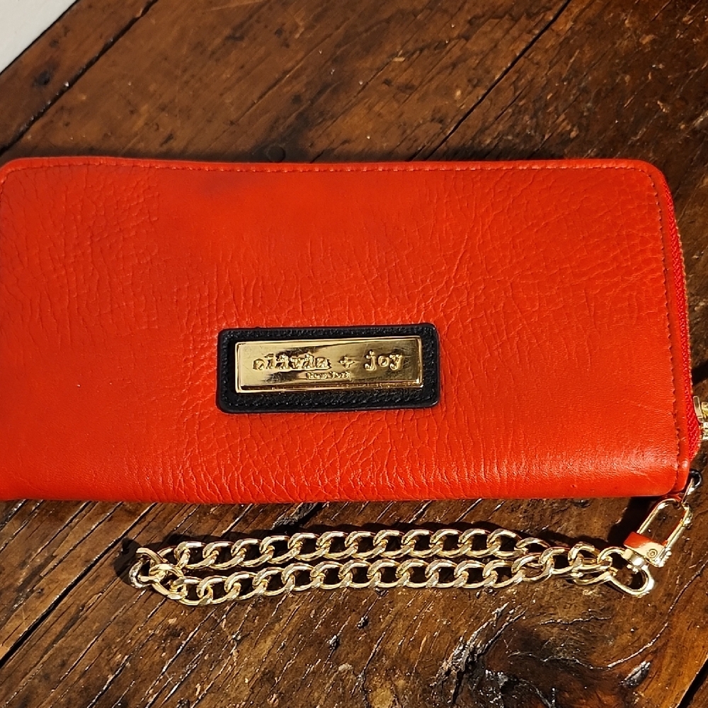 Olivia & Joy Red Faux Leather Wallet/Wristlet